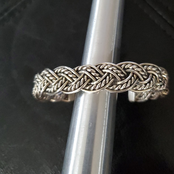 Beautiful sterling silver bangle bracelet Mexico - Picture 2 of 7